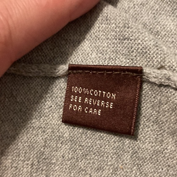 Long grey short sleeve sweater - Picture 3 of 4